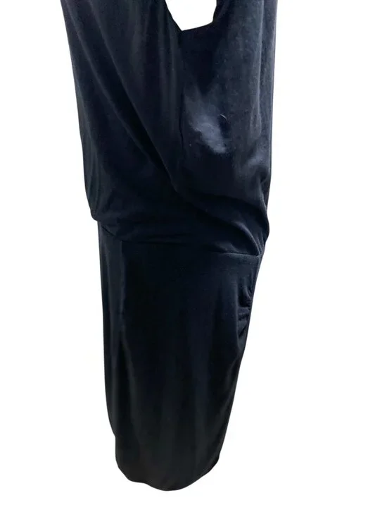 Athleta Midi Tunic Dress Black Size XL Spring Minimalist Vacation Soft Beach - Picture 9 of 15